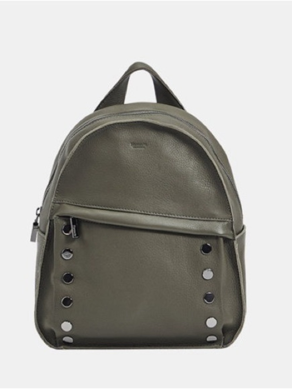 Hammitt Shane Leather Backpack, Olive/Gold Studs